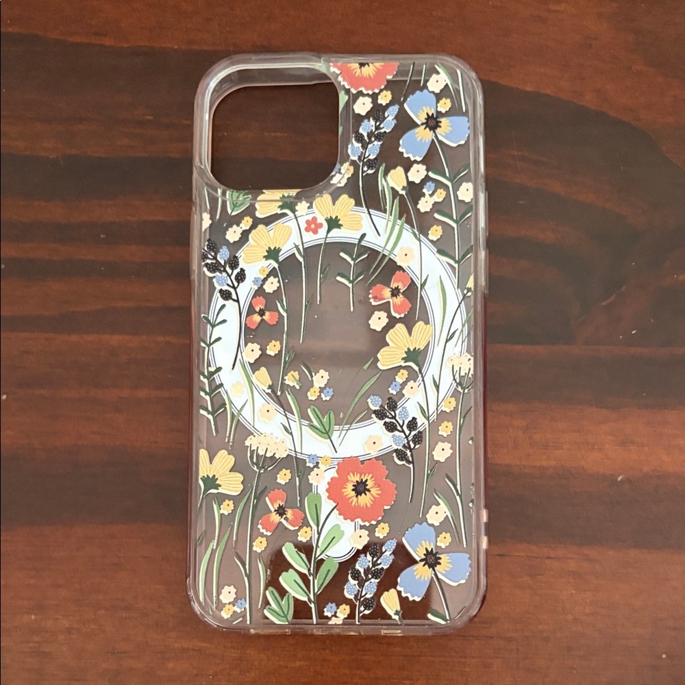 Floral Clear Phone Case